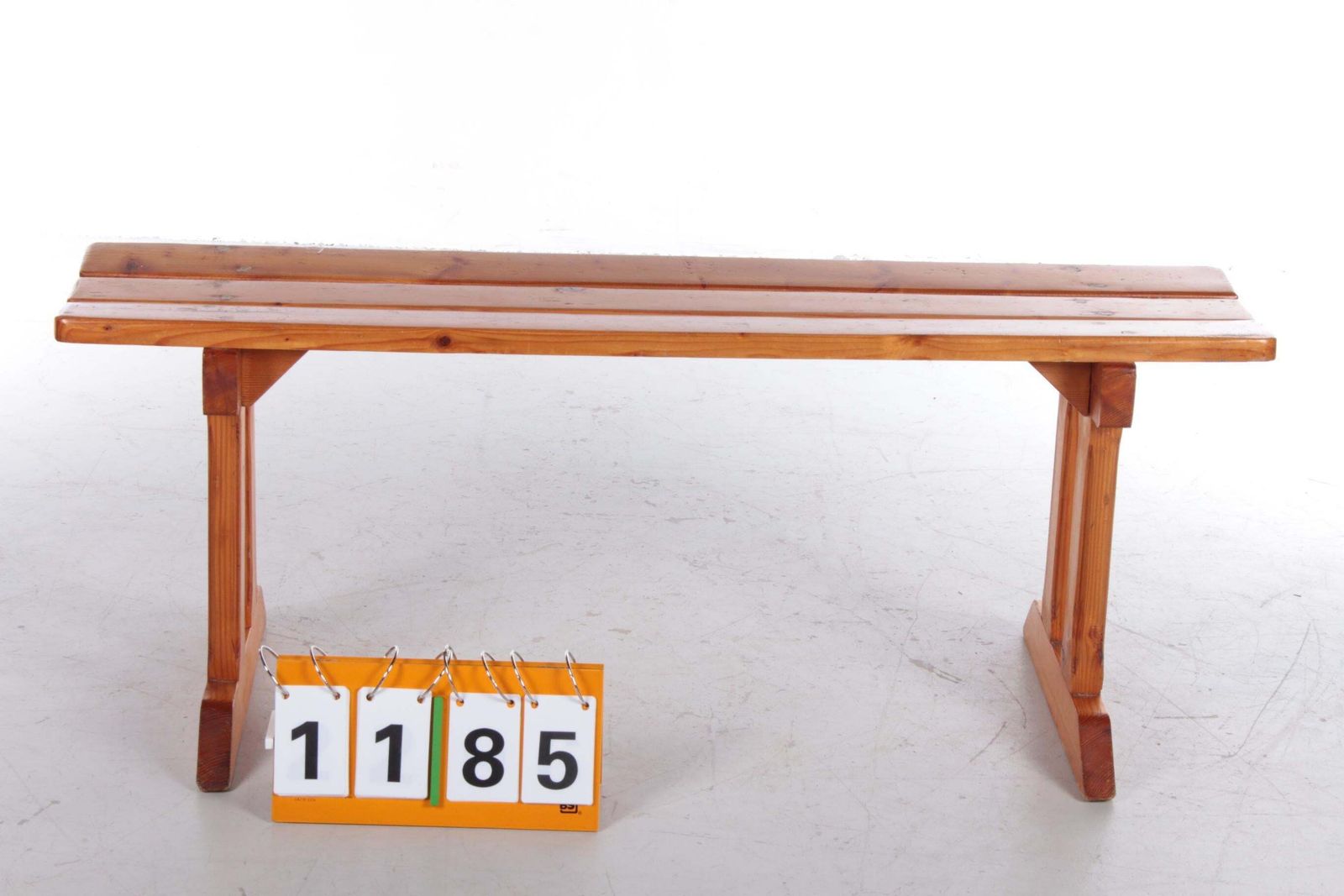 Vintage Pine Wooden Bench Tough Look From France photo Furniture