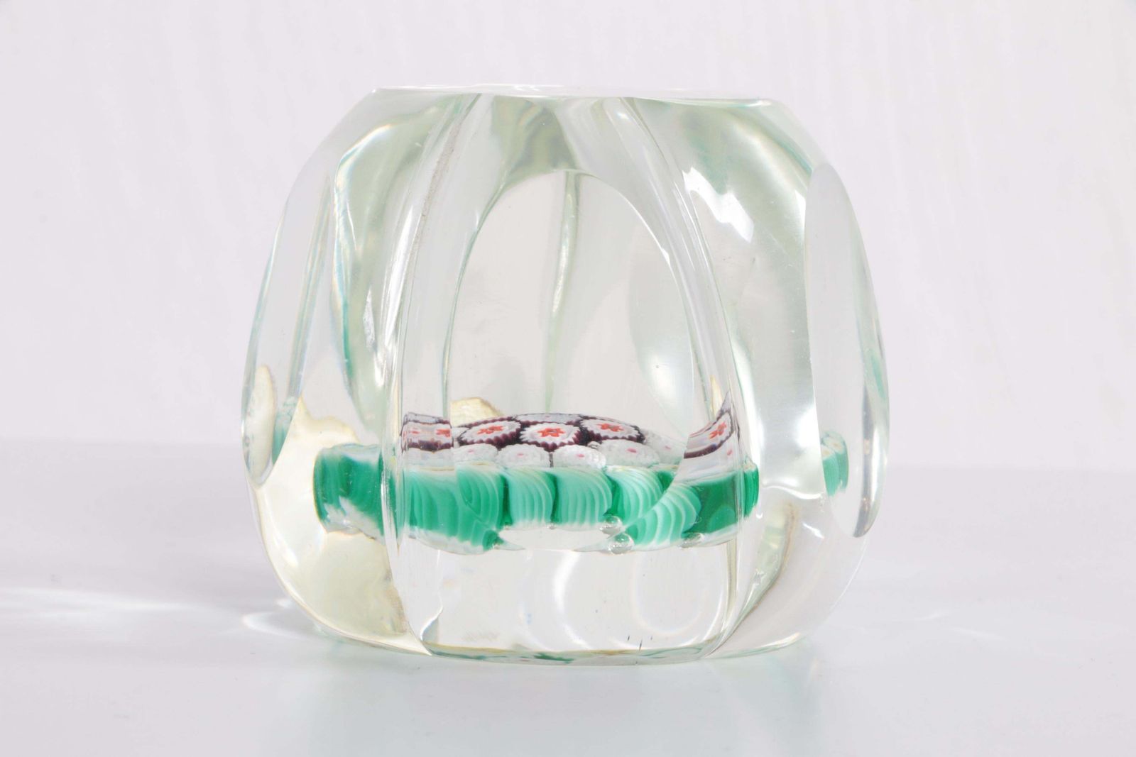 photo furniture Paperweight Flower Model Murano Italy, 1960