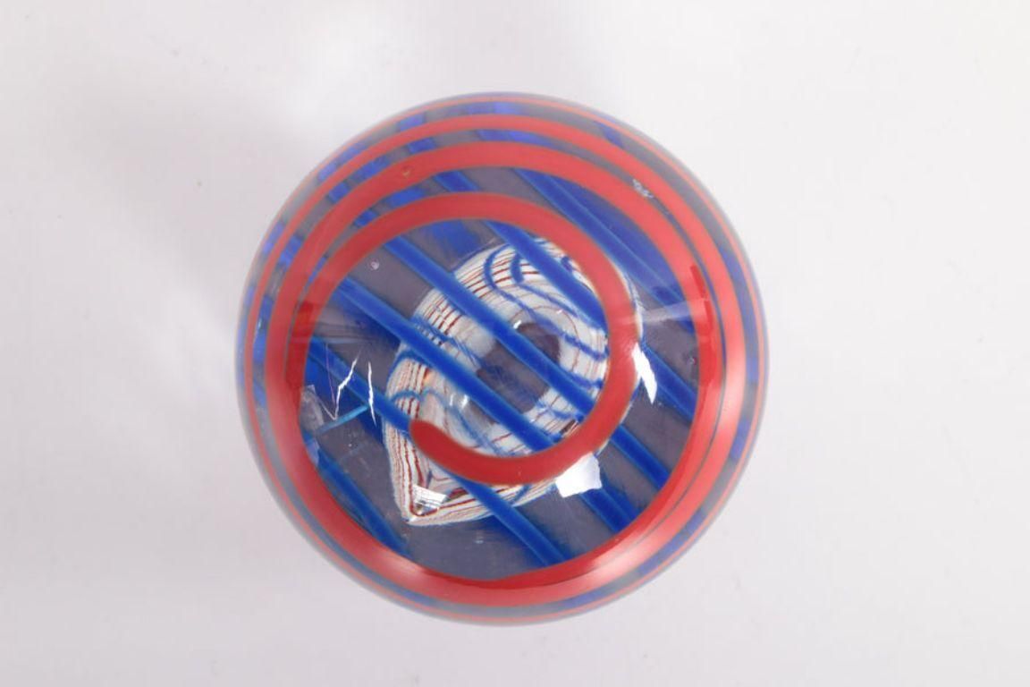 Dutch Round Glass Paperweight Ball Signed With Oude Horn Leerdam W Heesen photo Home Decor