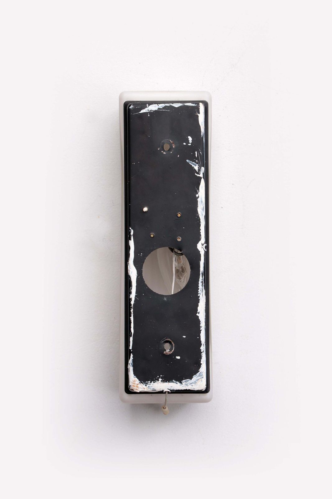 photo vinterior Wall Lamp Made Of Frosted Glass, Sleek Model, 1960, Germany
