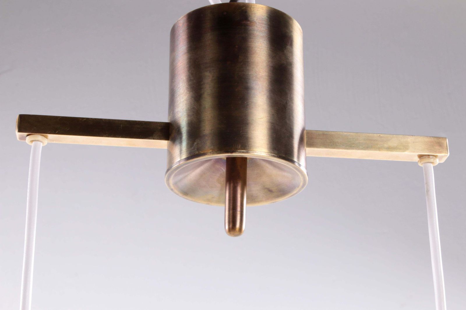 photo vintage Rare Rectangular Pendant Lamp Nordlys Light By Eric Warna