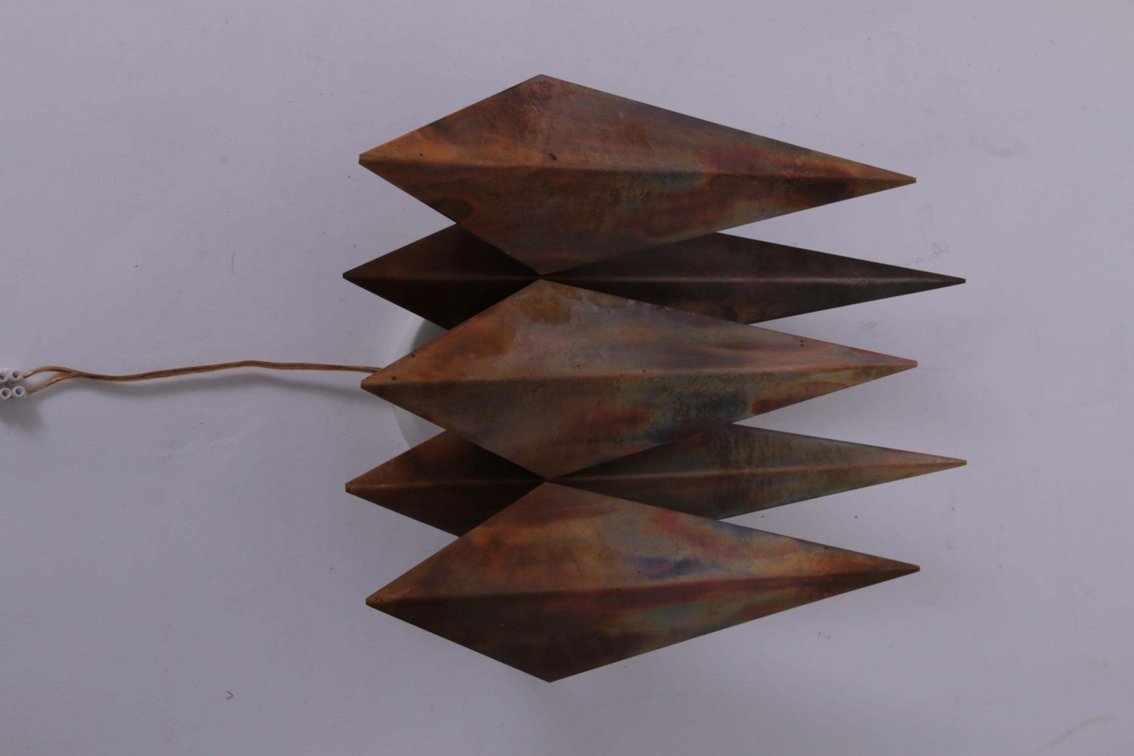 812.0 Danish Copper Walllamp From Svend Aage Holm Sorensen 1970 photo