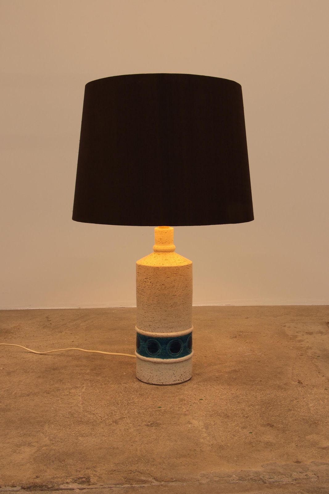 Table Lamp Made Of Ceramic Design By Aldo Londi By Bergboms, 1960s photo Lighting