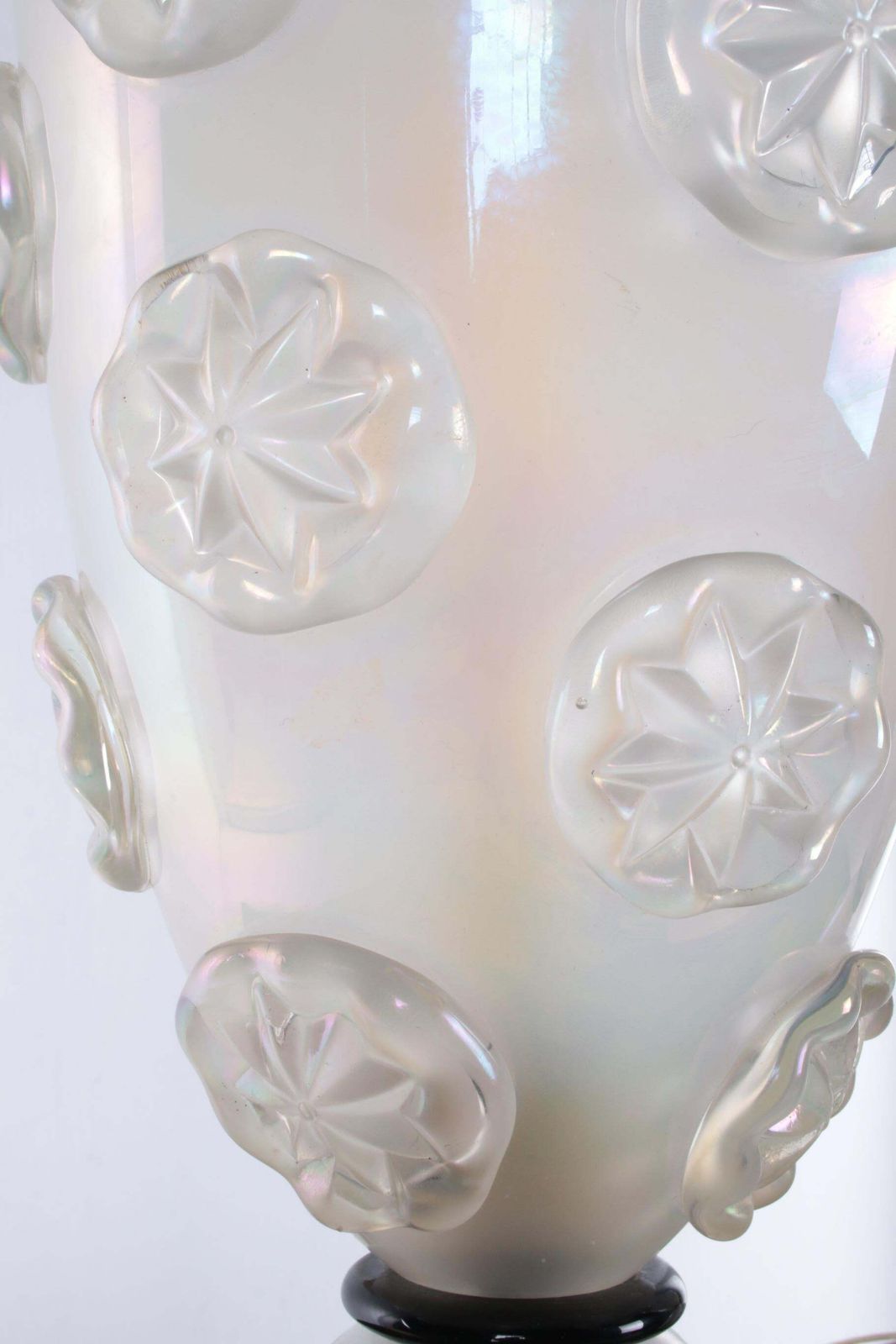 Murano Barovier & Toso, Glass Table Lamps Italy 1950 photo buy