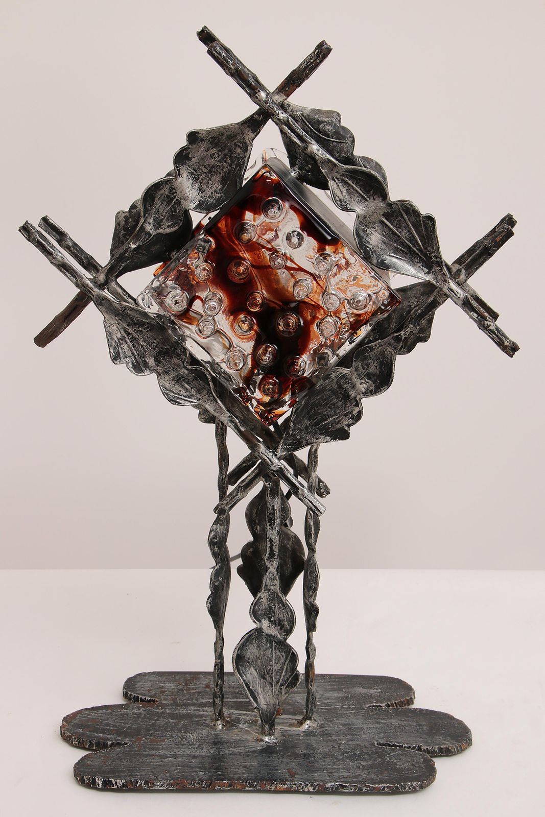 photo buy Italian Design Brutalist Table Lamps From Poliarte, Albano Poli, 1970s