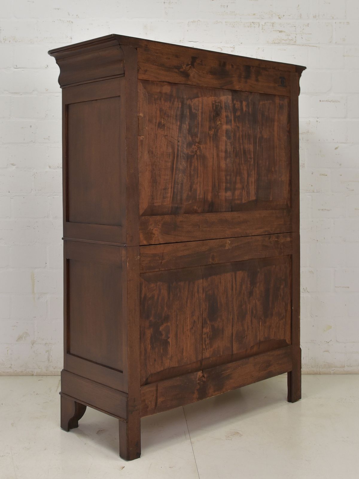 1496.0 Antique! Vertiko Restored Louis Philippe Circa 1870 Oak Tall Chest Of Drawers photo