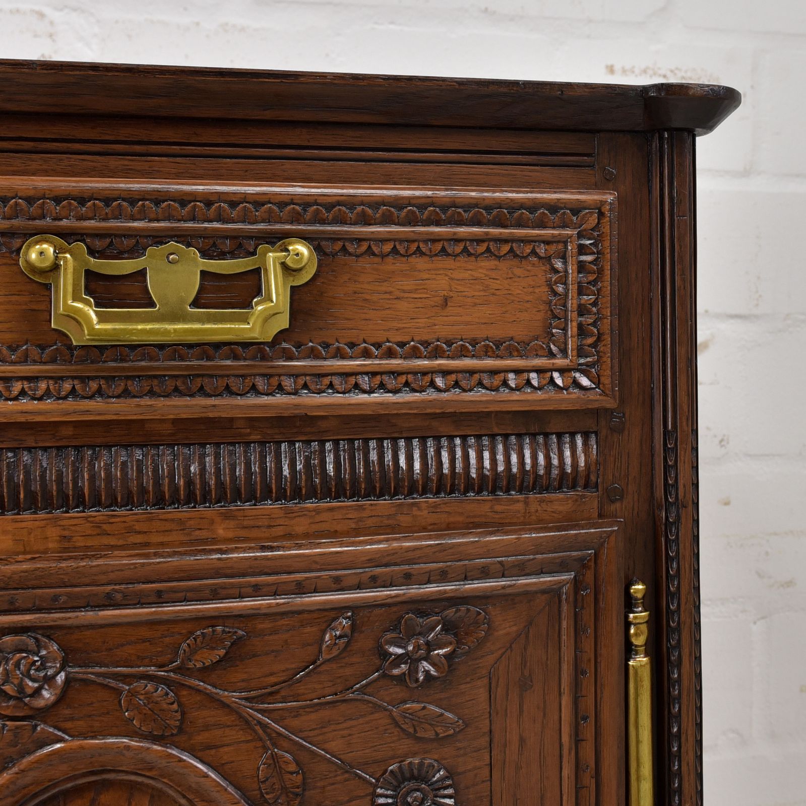Antique! Tall Chest Of Drawers Restored Baroque Louis XV Circa 1790 Oak Sideboard Vertiko photo vintage