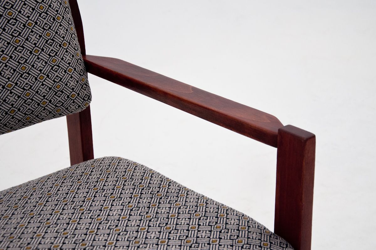 Armchair In Polish Modernism Style, Poland, 1960s, After Renovation photo for sale