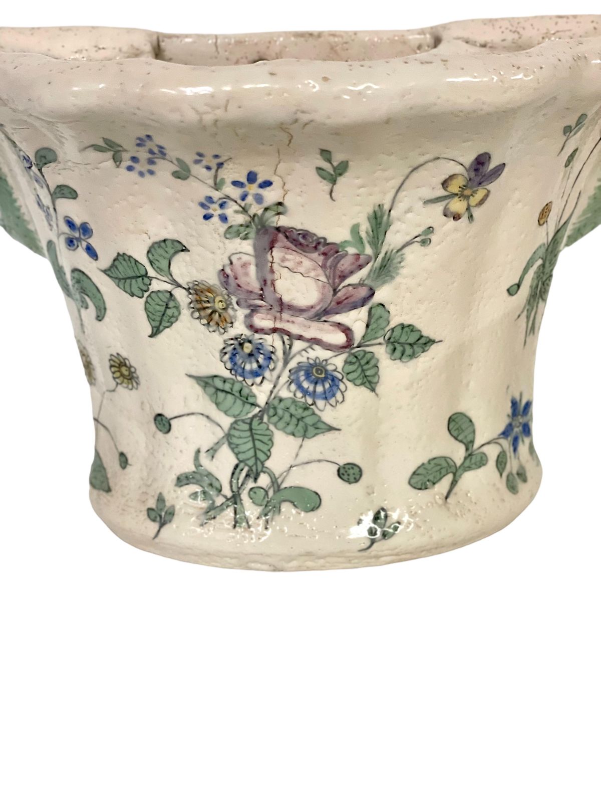 Pair Of 18th Century Terracotta 'Bouquetières', Or Flower Vases photo vinterior