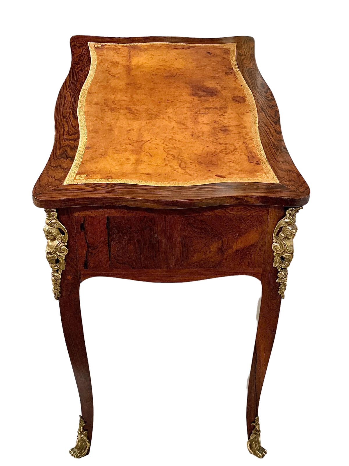 1750s Gilt Bronze Mounted Writing Lady Desk, By Adrien Delorme photo furniture