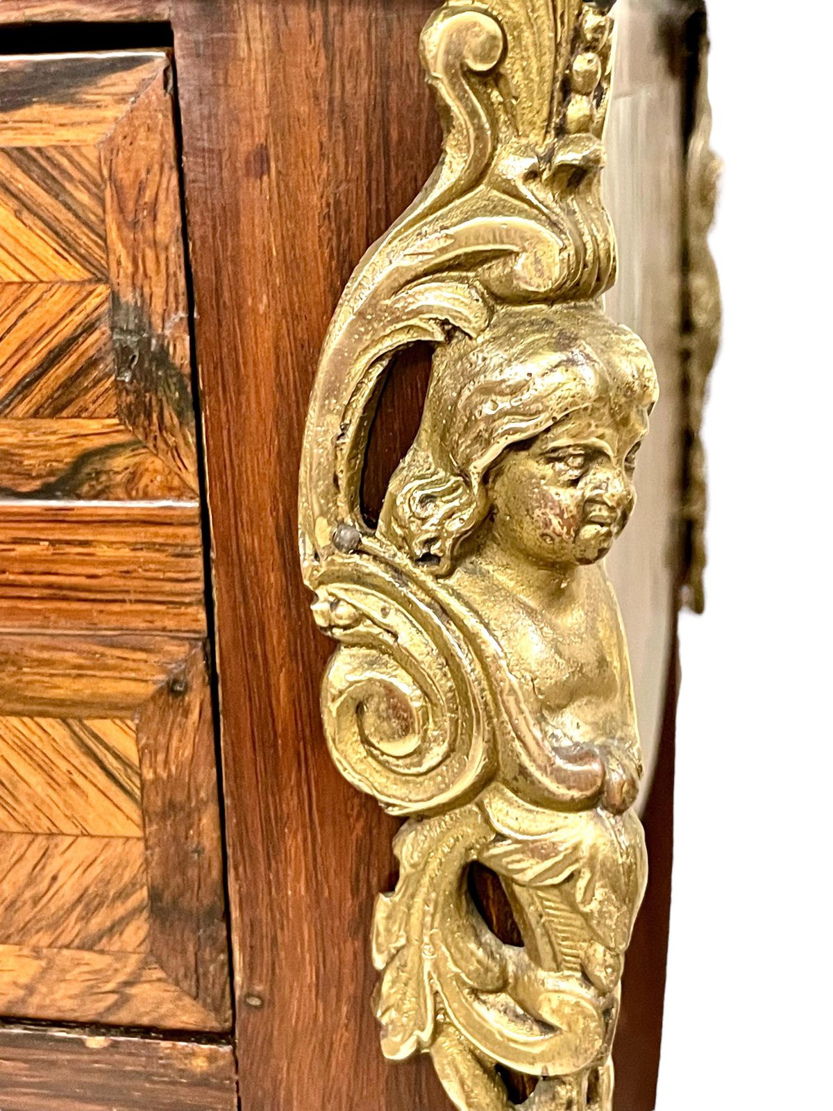 1750s Gilt Bronze Mounted Writing Lady Desk, By Adrien Delorme photo Furniture