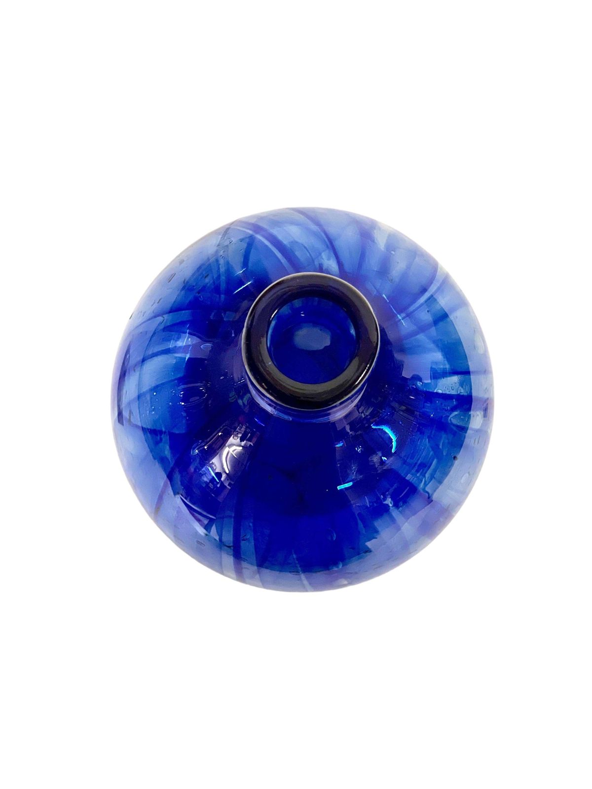 Blue Blown Glass Vase By Jean Claude Novaro photo buy