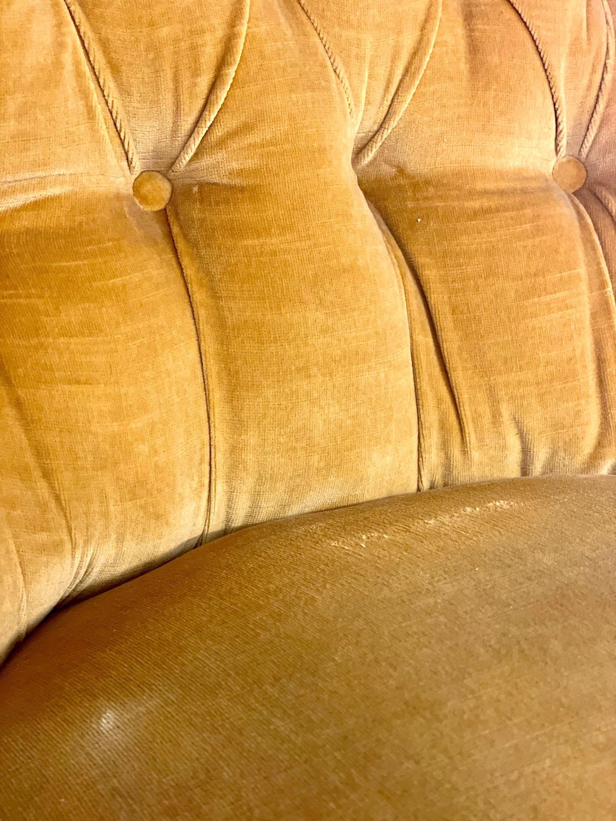 1860s French Fireside Chair And Matching Footstool photo vinterior