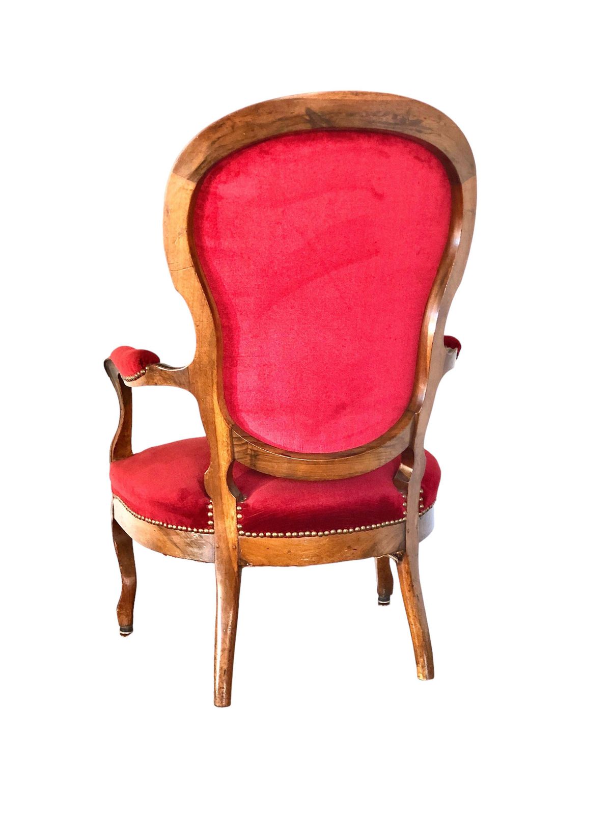 19th Century Pair Of Louis Philippe Period Walnut Armchairs photo for sale