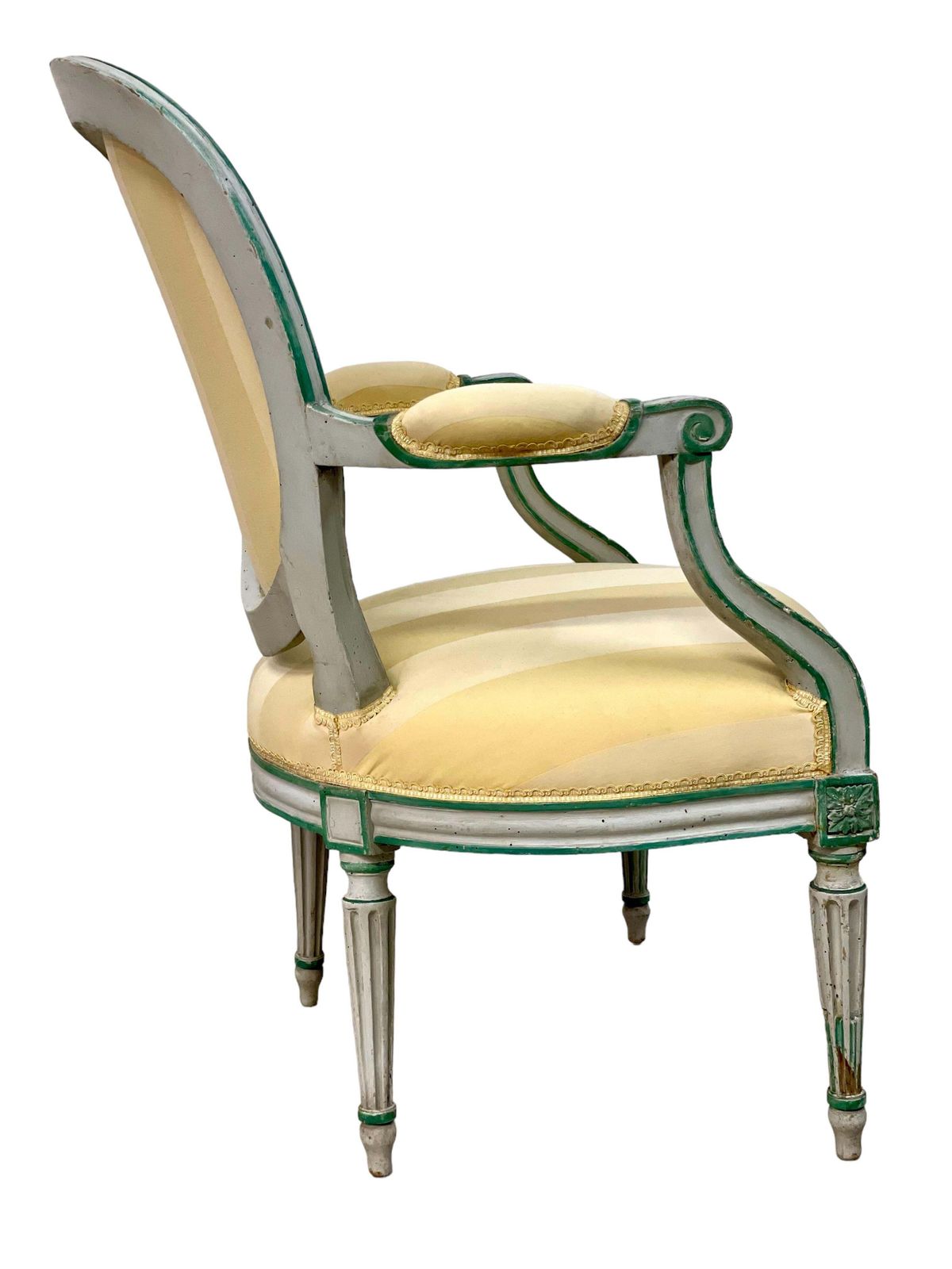 photo furniture Pair Of Louis XVI Medaillon Armchairs, 18th Century