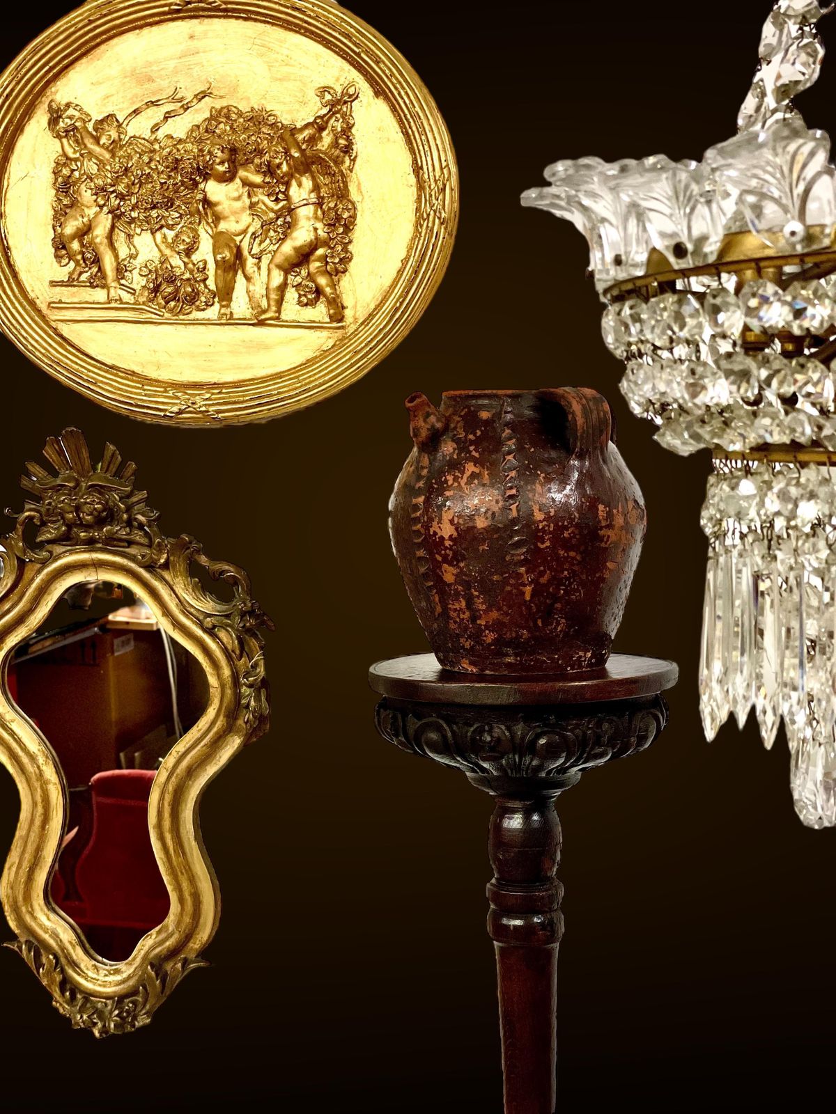 1469.0 17th Century French Torchère, Or Pedestal photo