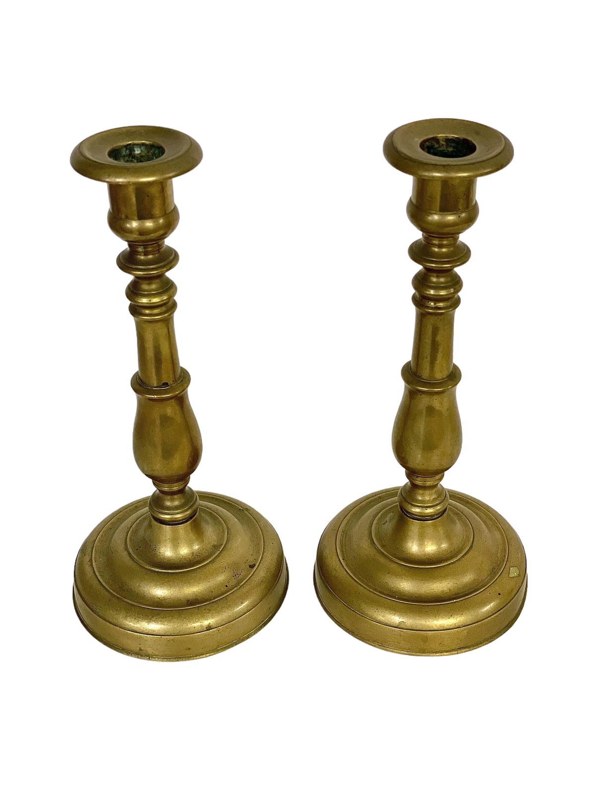 19th Century Pair Of French Bronze Candlestick Holders photo 742.0