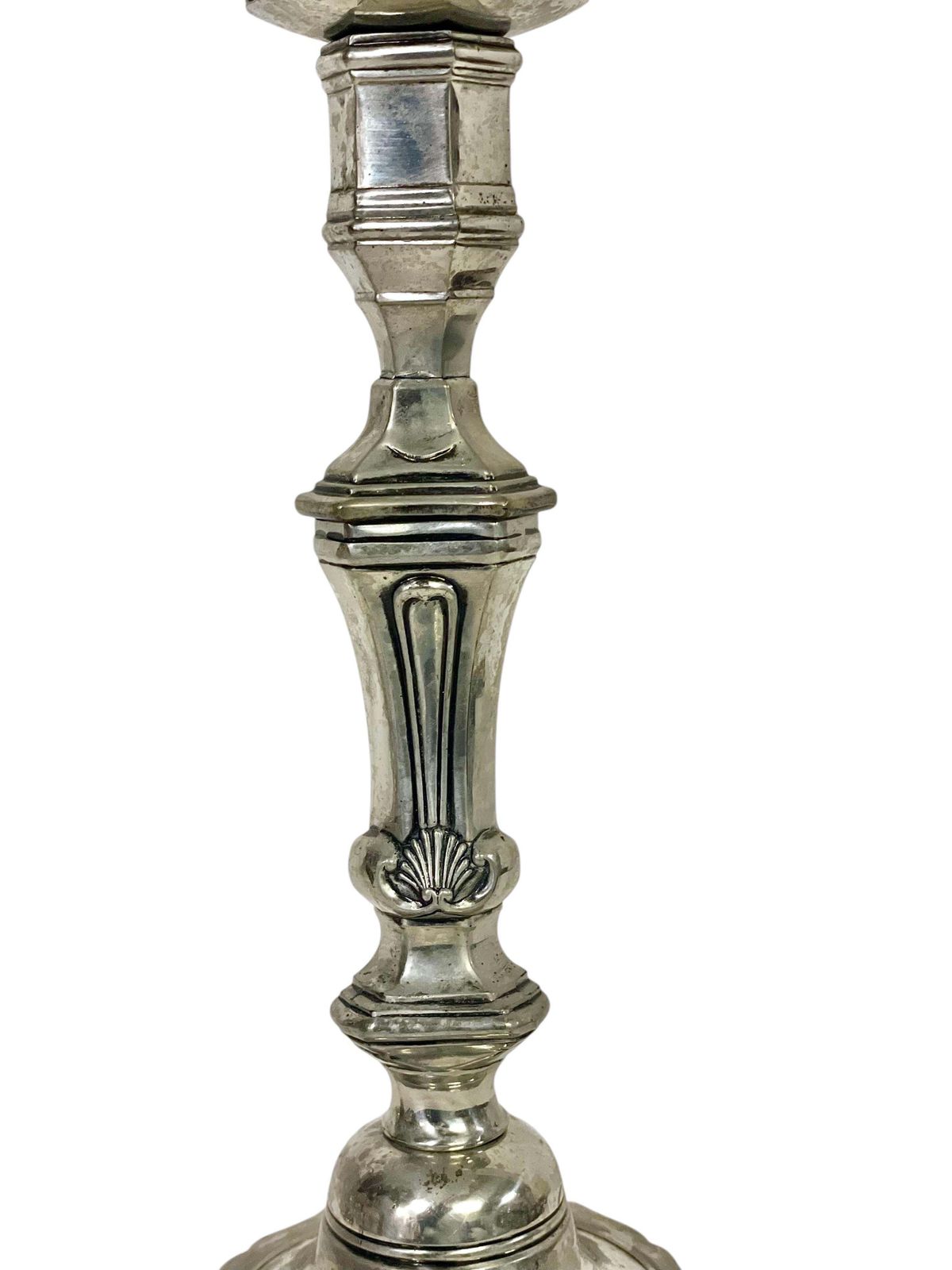 19th Century Pair Of Large Silvered Bronze Candelabras photo 1840.0