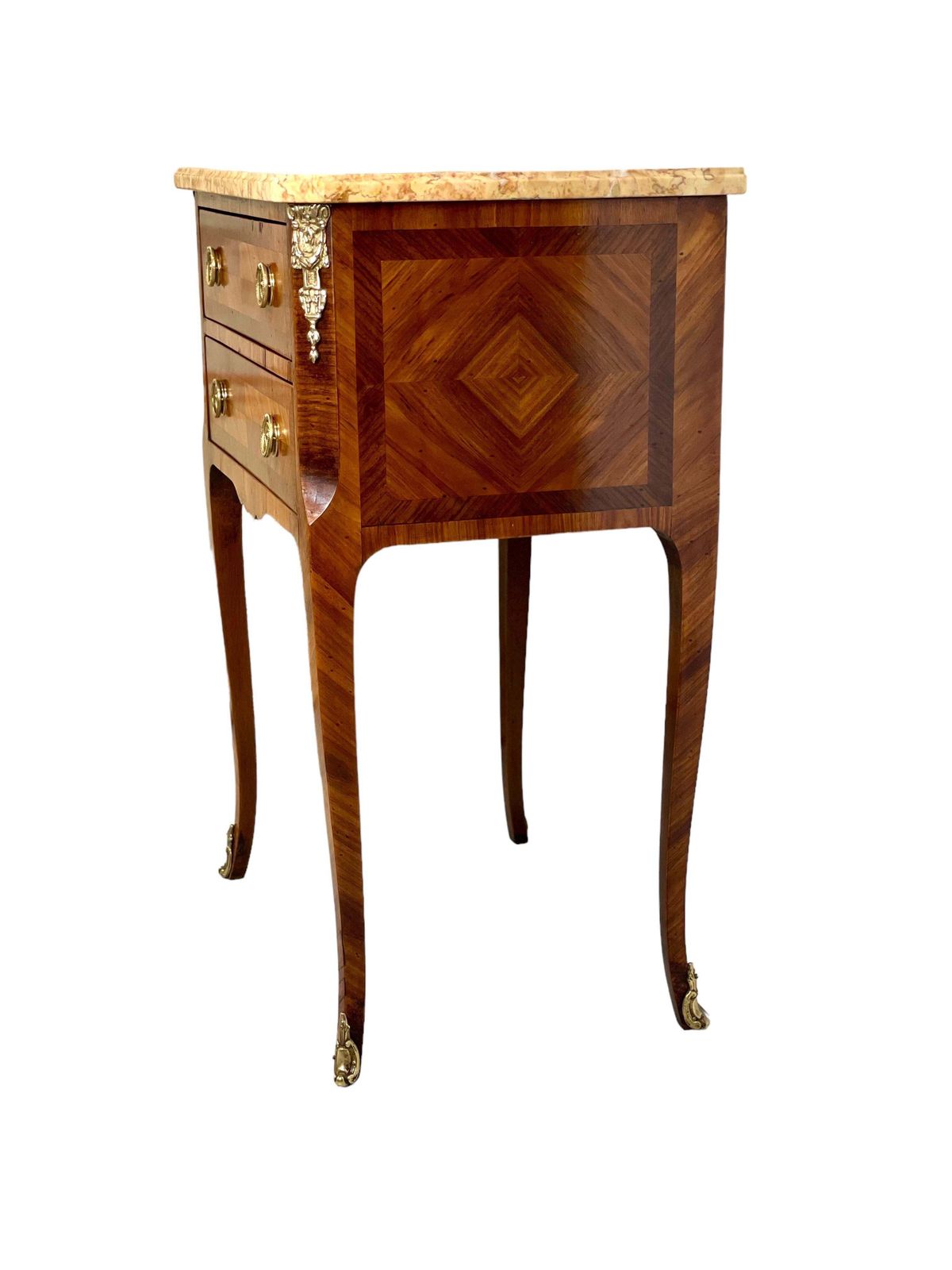 19th Century French Transition Style Petite Commode With Marble Top photo furniture