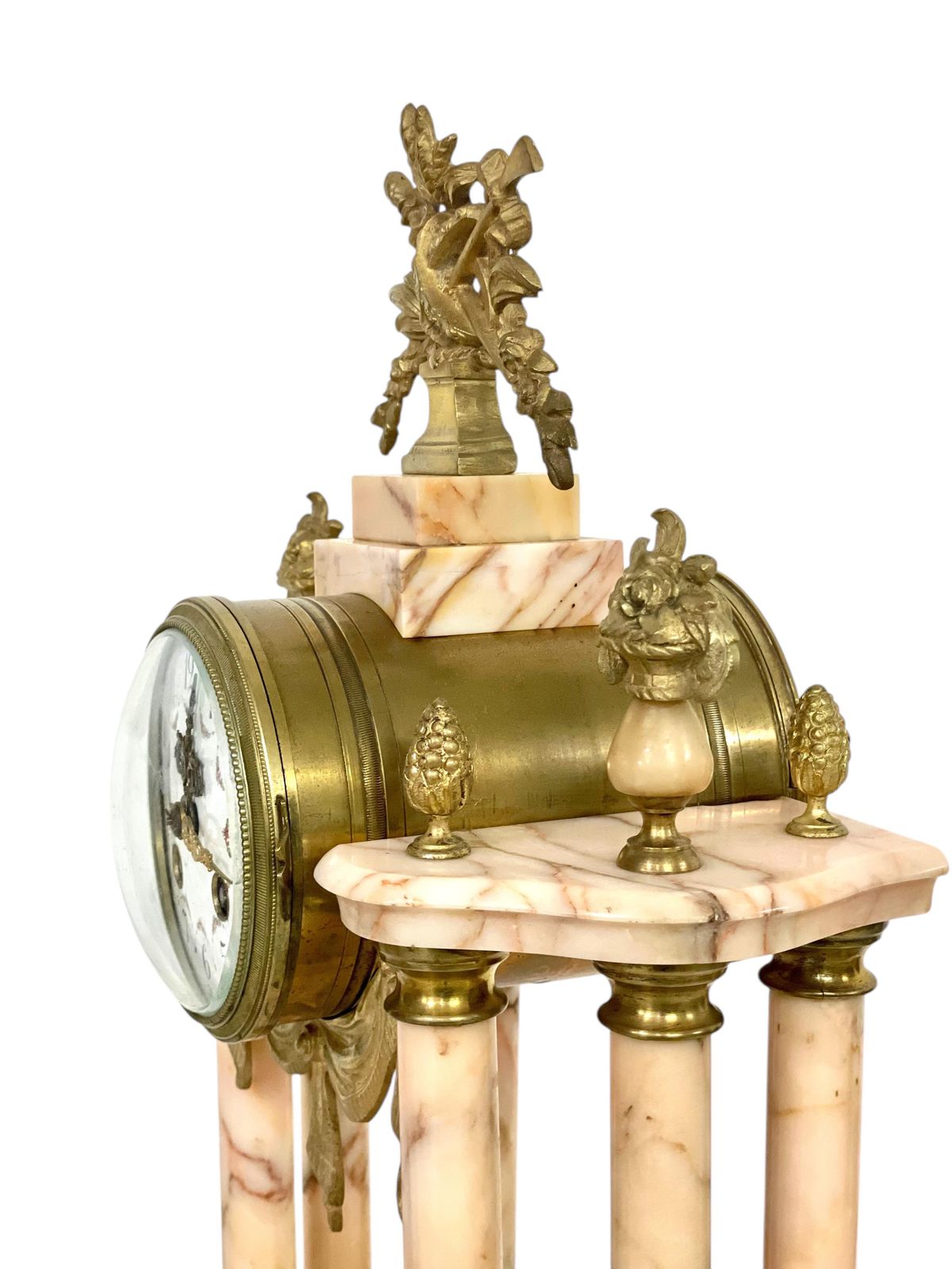 19th Century Large Marble And Ormolu Clock Garniture photo furniture