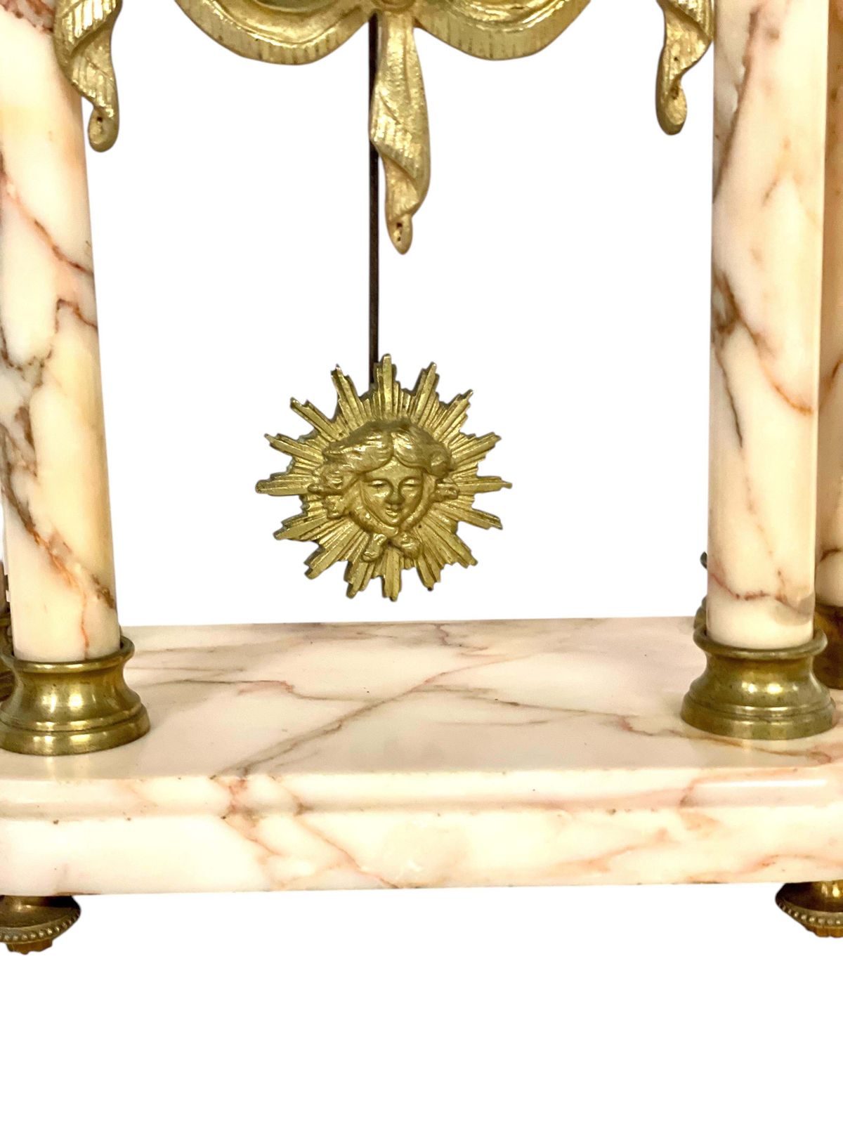 19th Century Large Marble And Ormolu Clock Garniture photo vinterior