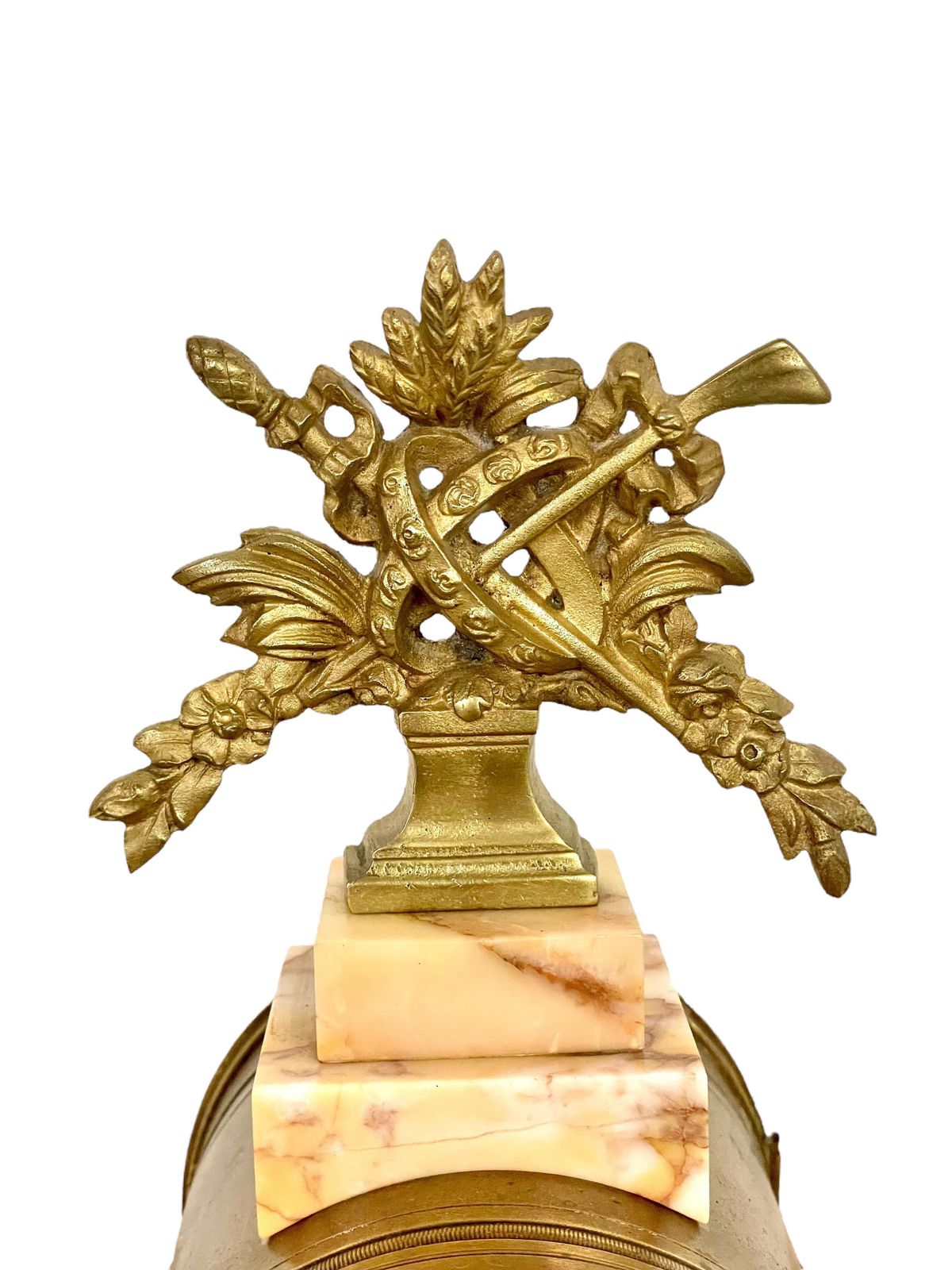 19th Century Large Marble And Ormolu Clock Garniture photo buy