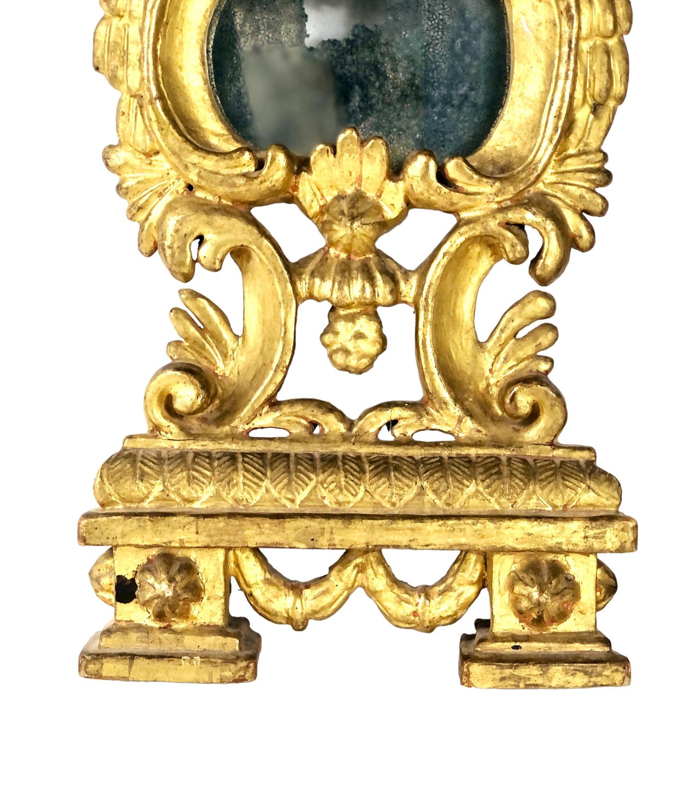 18th Century Pair Of Petite Giltwood Mirrors photo 1469.0