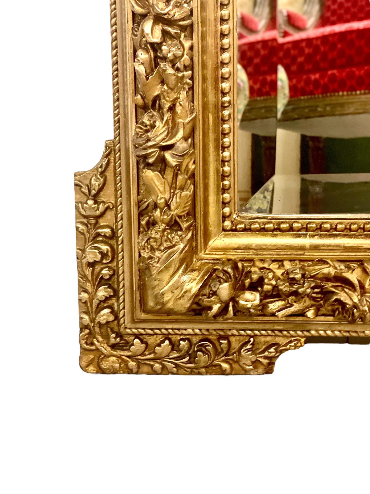 19th Century Outstanding Ornate Giltwood Mirror photo 3672.0