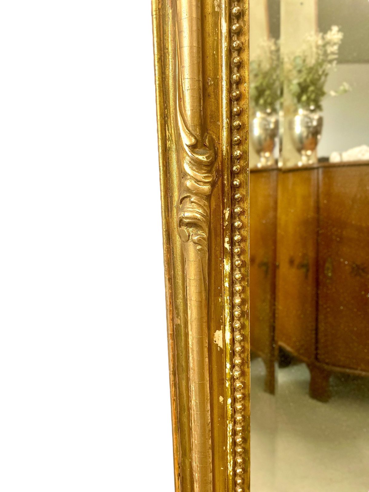 19th Century Louis XV Style Gilt Overmantle Mirror photo vinterior