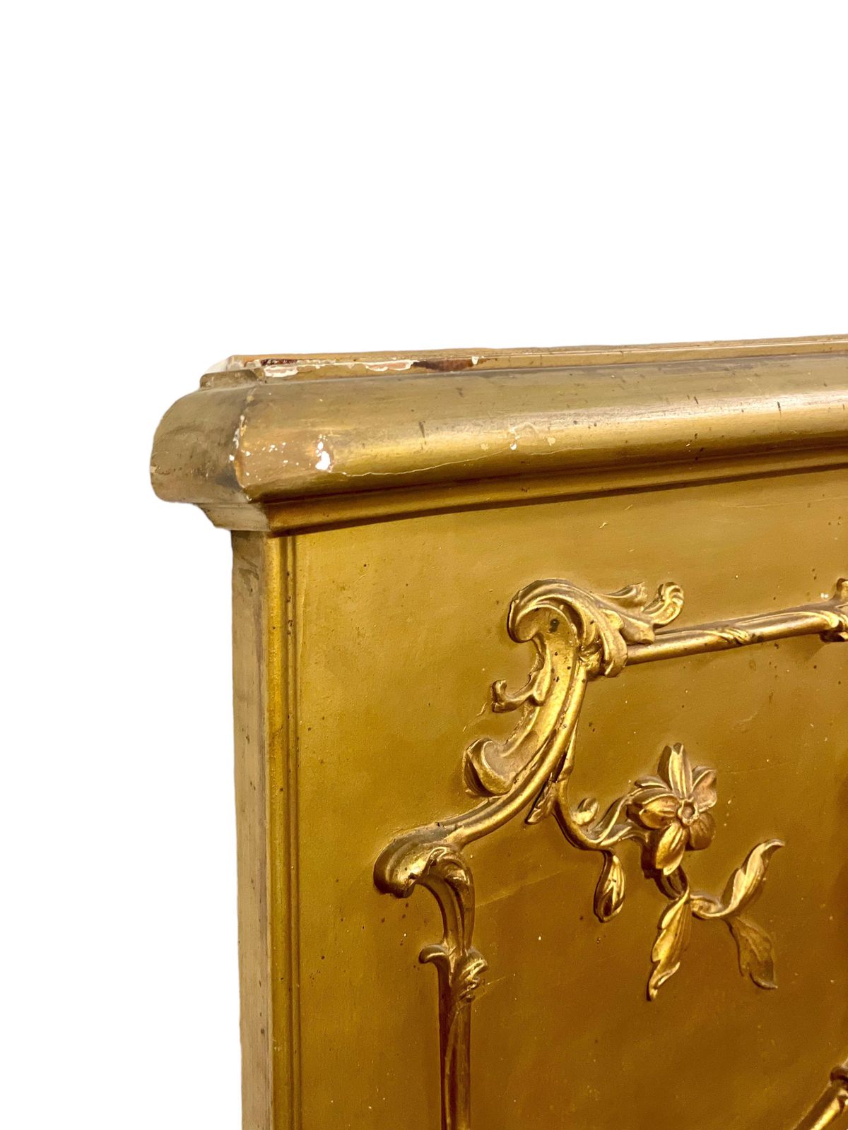19th Century Louis XV Giltwood Trumeau Mirror photo 1678.0