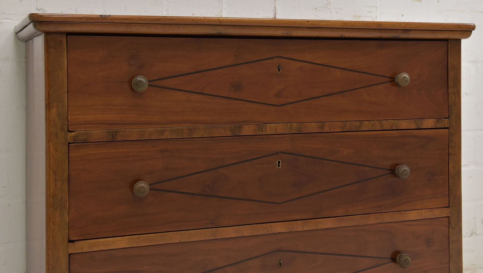 photo furniture Antique! Chest Of Drawers Restored Mahogany Biedermeier Circa 1850