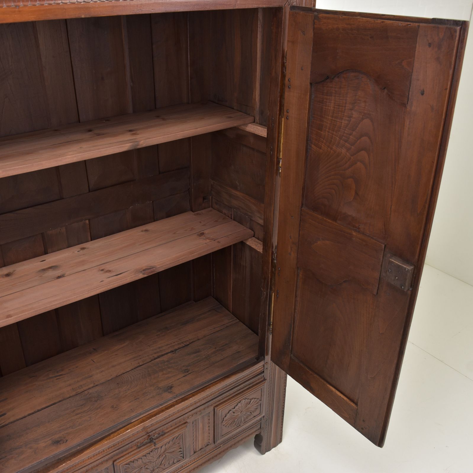 Antique! Small Wardrobe Restored Breton Circa 1820 Hallway Cupboard photo Furniture