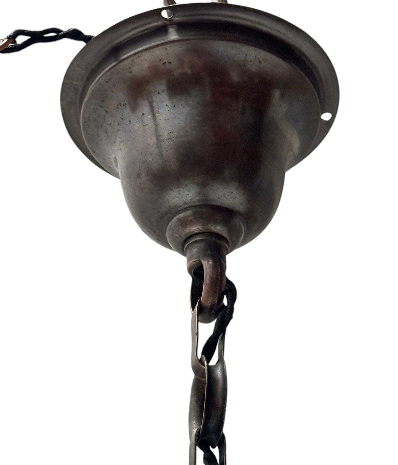 photo vinterior Peter Behrens Art Nouveau Luzette Pendant Lamp For Siemens, 1900s