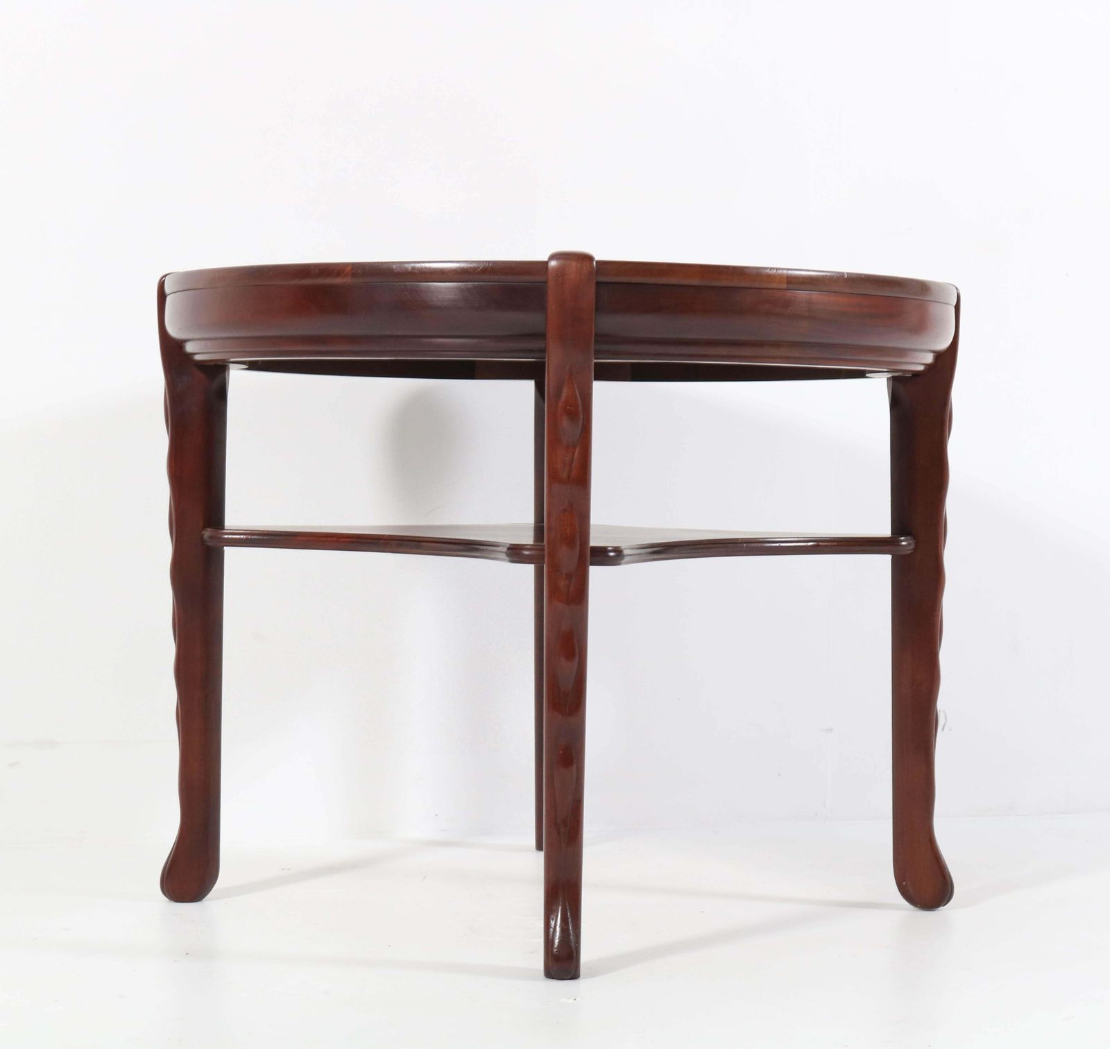 Walnut Art Deco Amsterdamse School Coffee Table By 'T Woonhuys Amsterdam, 1920s photo 2110.0