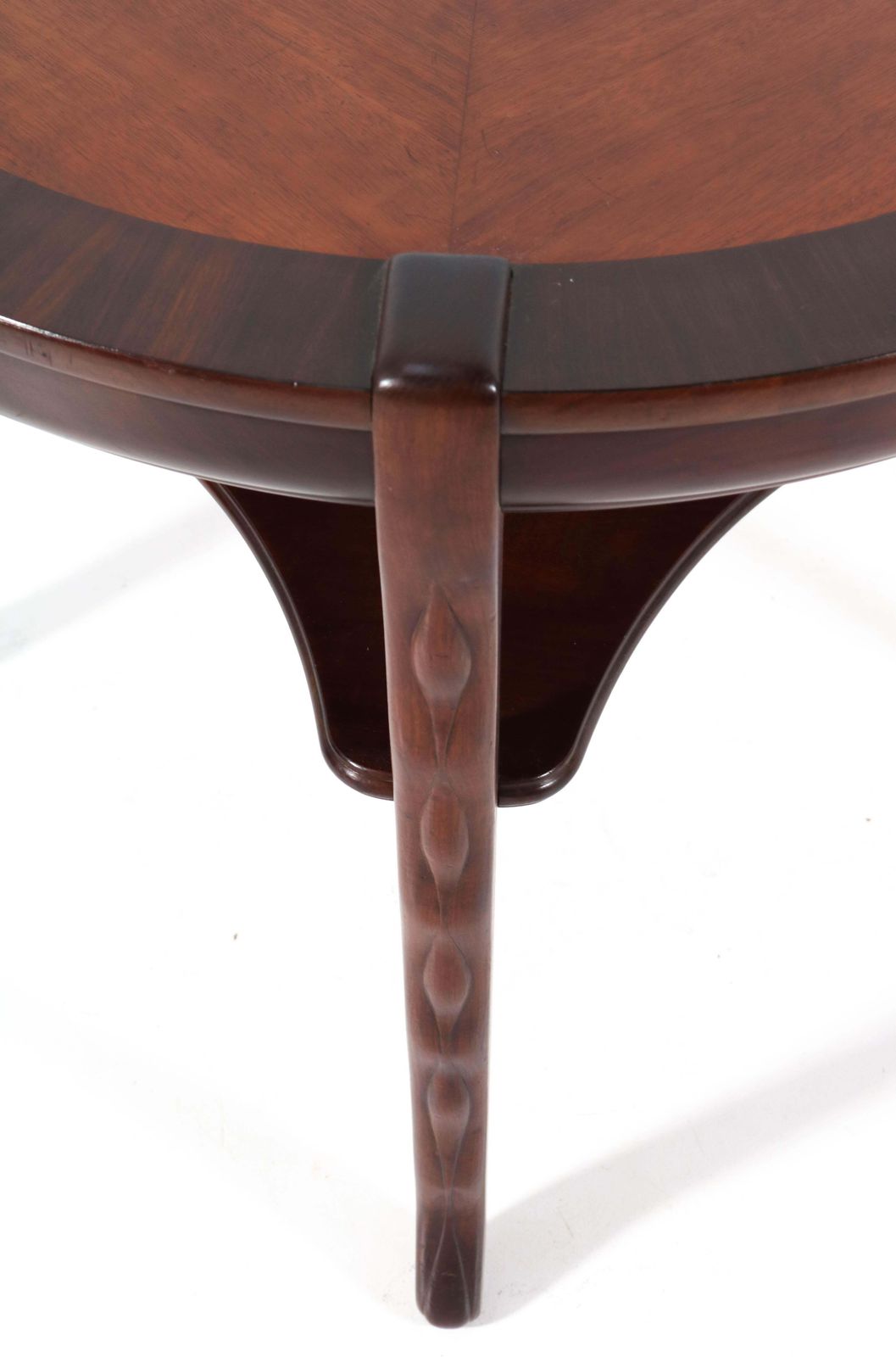 Walnut Art Deco Amsterdamse School Coffee Table By 'T Woonhuys Amsterdam, 1920s photo buy