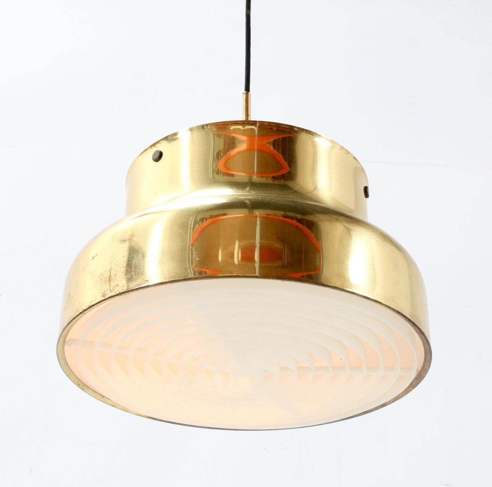 Brass Mid Century Bumling Pendant Light By Anders Pehrson For Ateljé Lyktan photo 1240.0