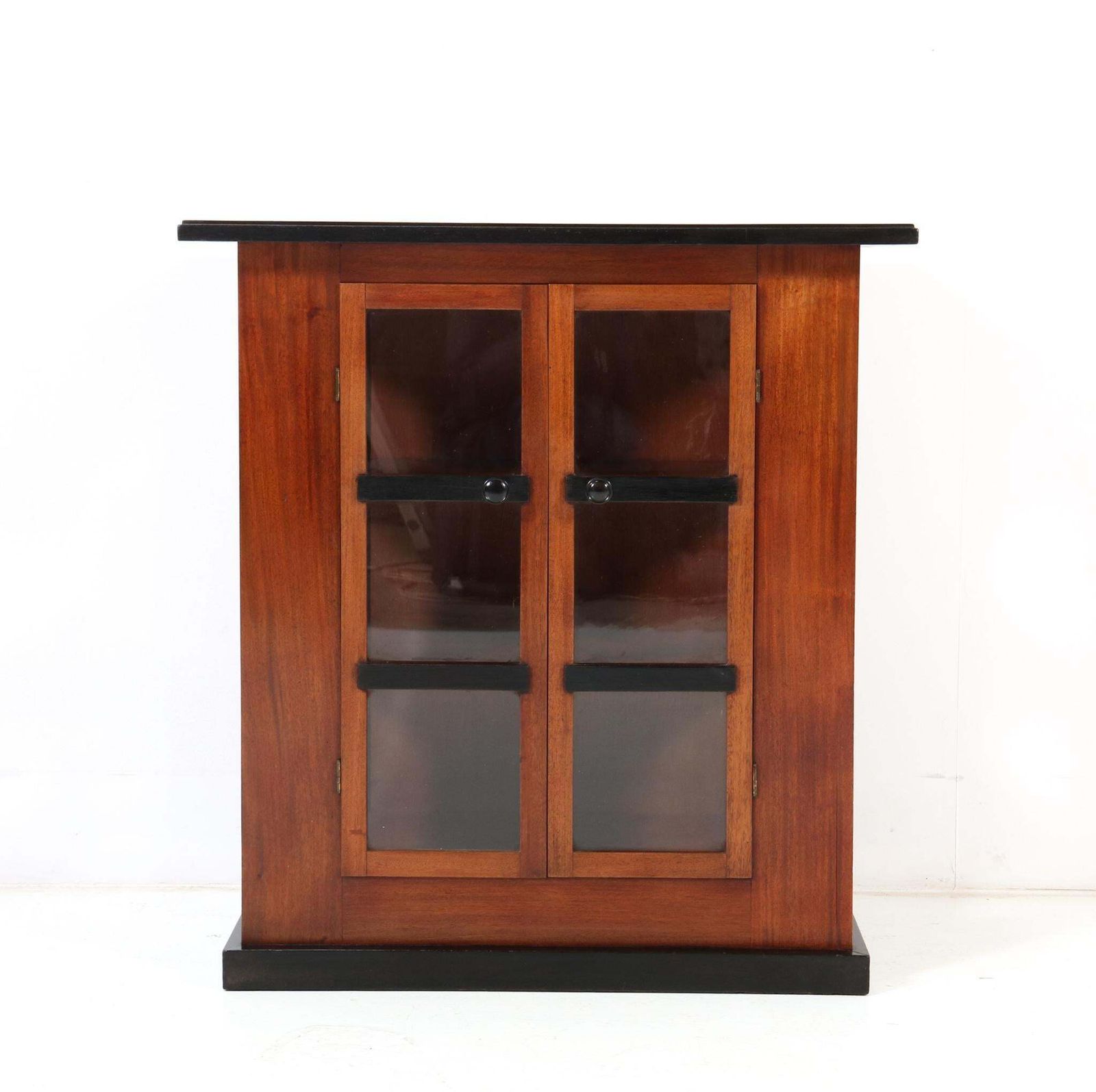 Walnut Art Deco Modernist Tea Cabinet By Jan Brunott, 1920s photo Furniture