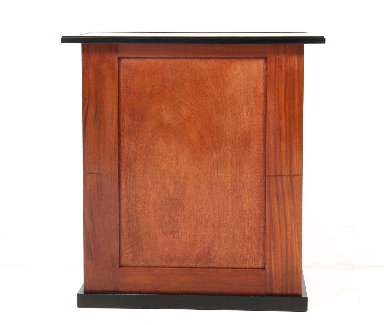 Furniture Walnut Art Deco Modernist Tea Cabinet By Jan Brunott, 1920s photo
