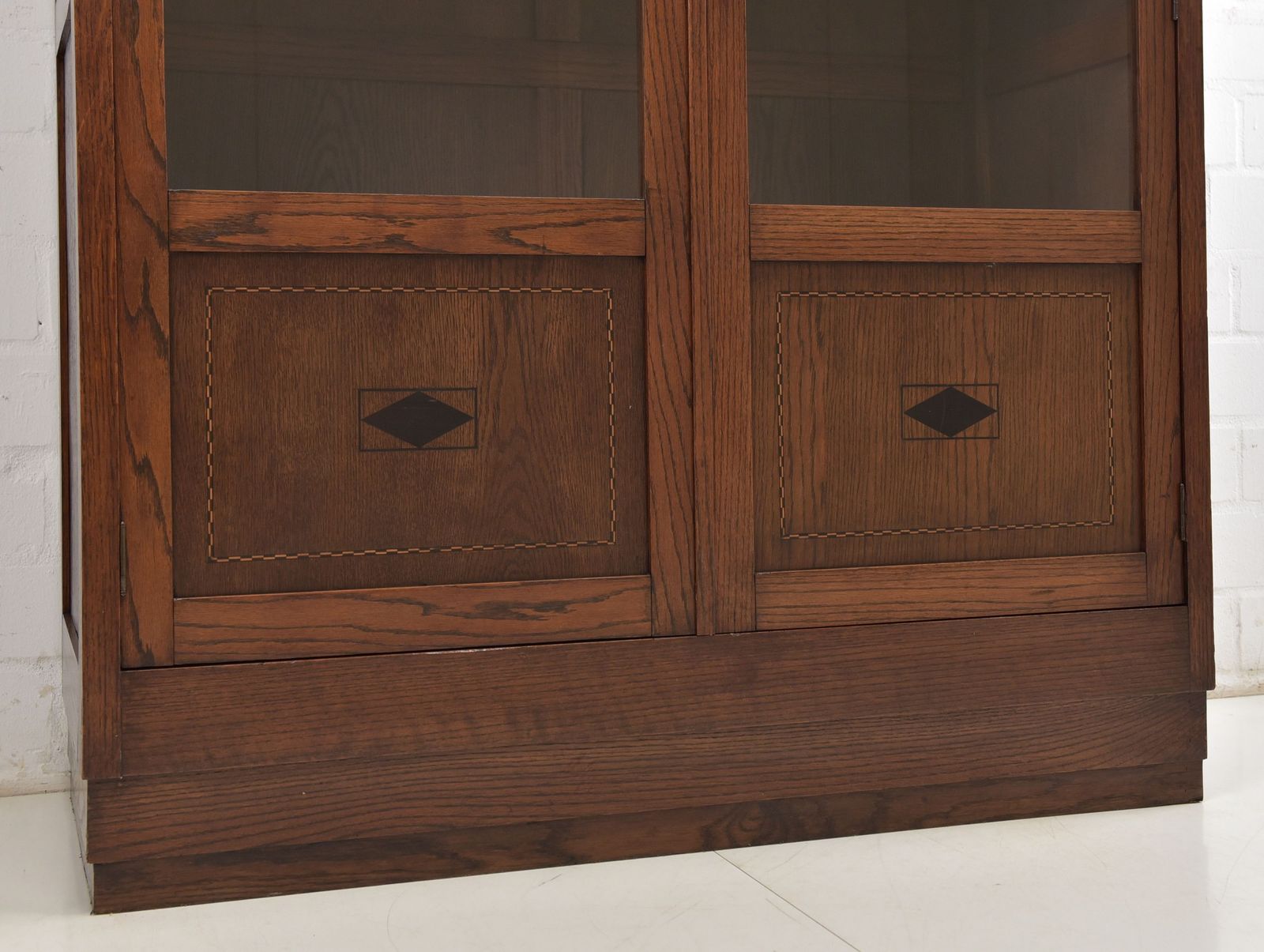 photo furniture Antique! Display Cabinet Restored Bauhaus Art Deco Circa 1930 Solid Oak Display Cabinet