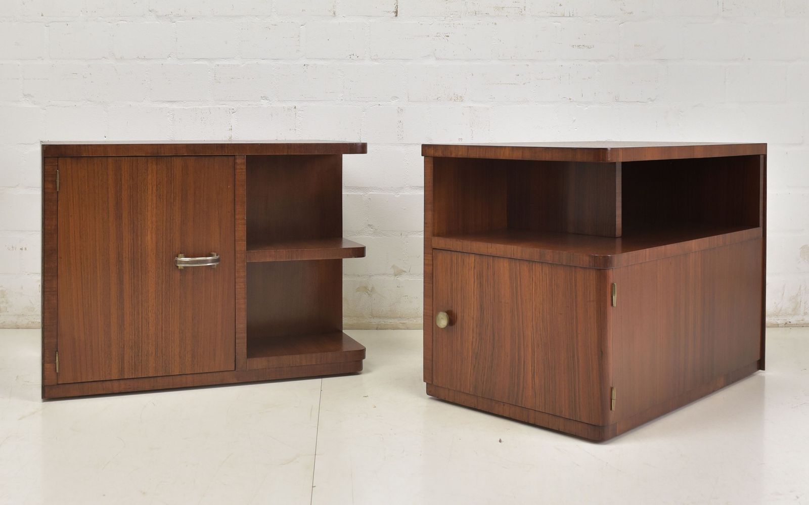773.0 Antique! Small Mid Century Art Deco Mahogany Sideboard photo