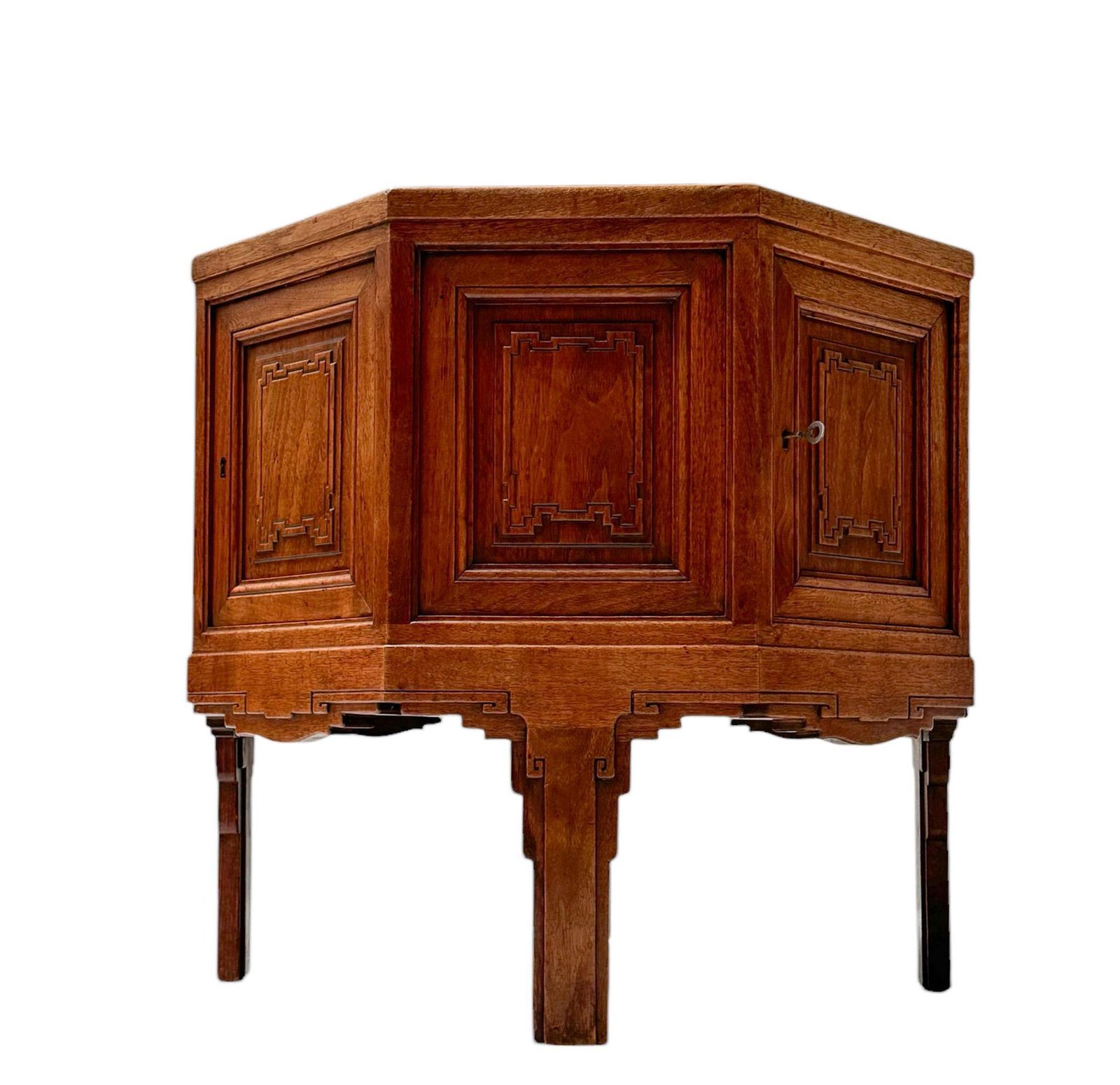 Napoleon Le Grand Art Deco Amsterdamse School Coffee Table Or Cabinet, 1920s photo vinterior