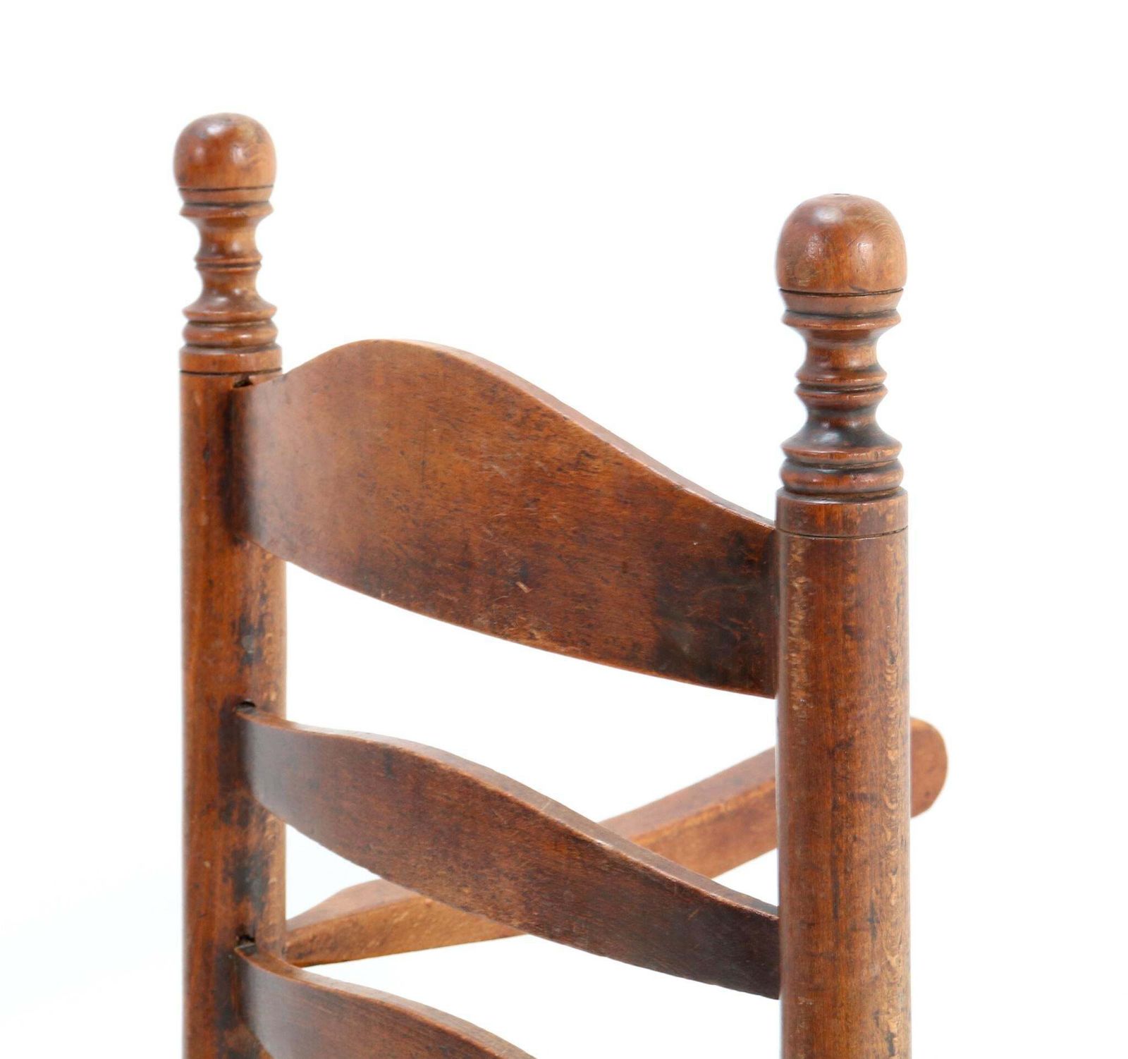 photo vinterior Antique 19th Century Beech Country Ladder Back Children's Chair