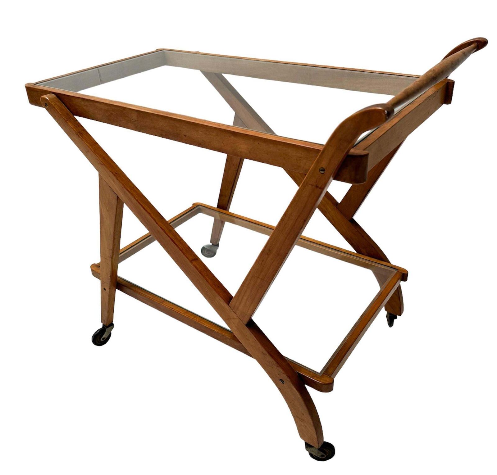 Teak Mid Century Modern Serving Trolley Or Cart, 1960s photo 1069.0
