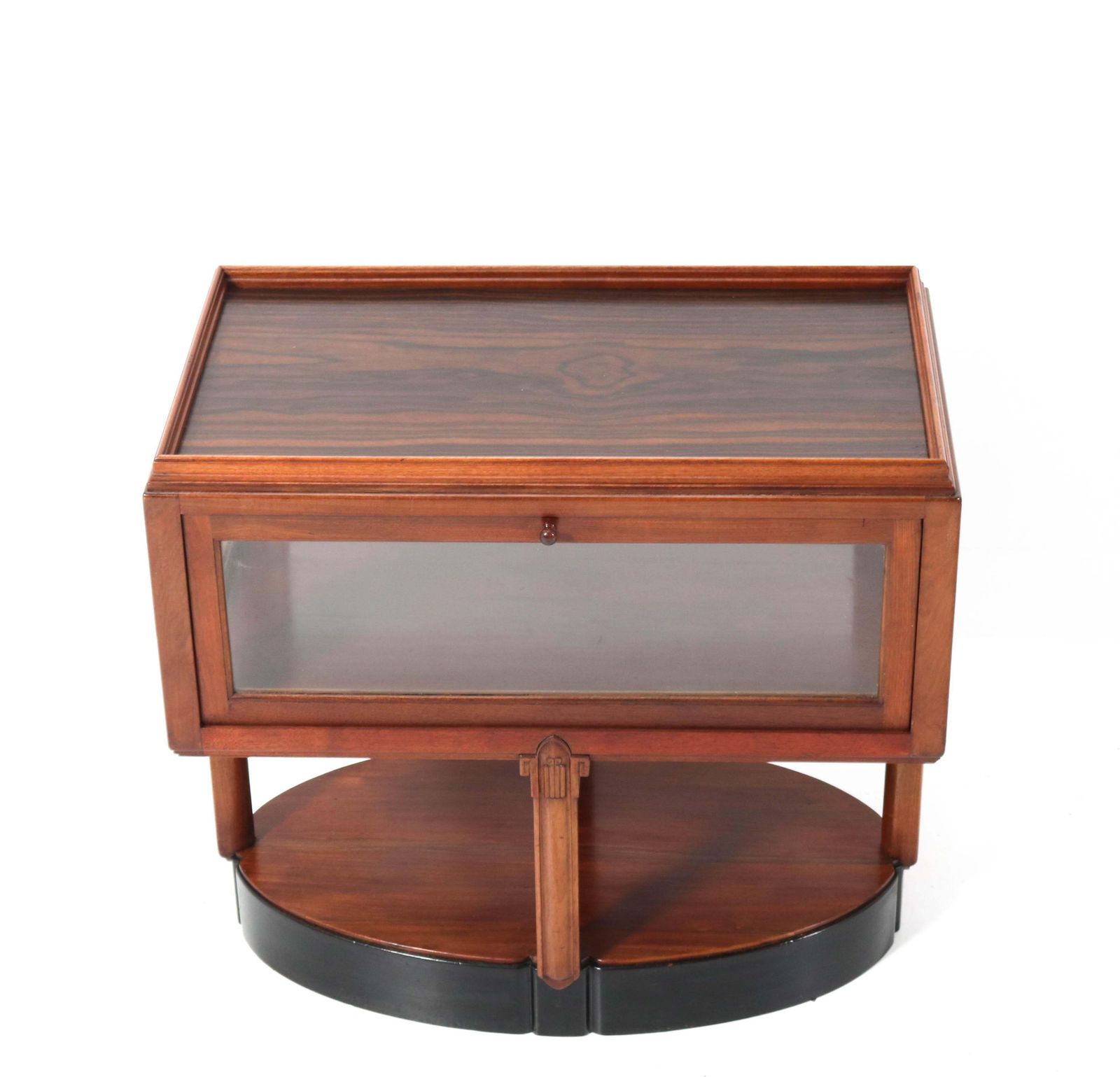 Walnut Art Deco Amsterdamse School Tea Cabinet By Hildo Krop For 'T Woonhuys photo Furniture