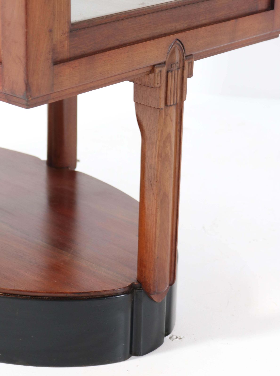 photo vinterior Walnut Art Deco Amsterdamse School Tea Cabinet By Hildo Krop For 'T Woonhuys