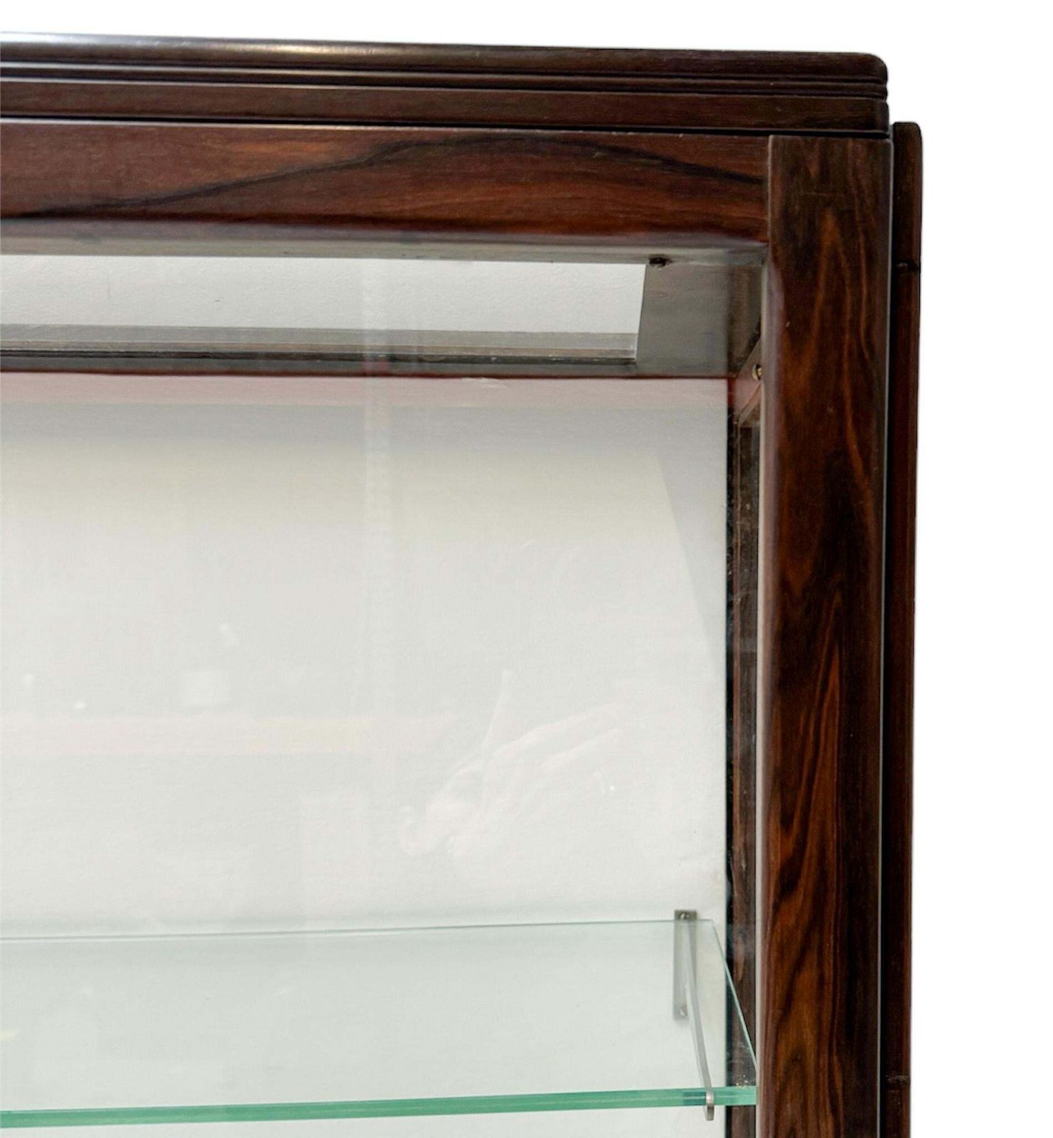 photo for sale Macassar Art Deco Amsterdamse School Display Cabinet By Napoleon Le Grand, 1920s