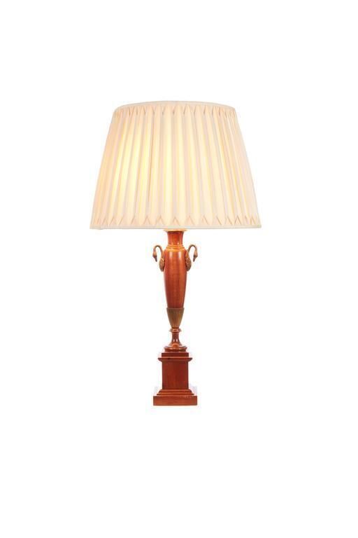 Pair Of English Classical Greek Empire Revival Table Lamps photo Lighting