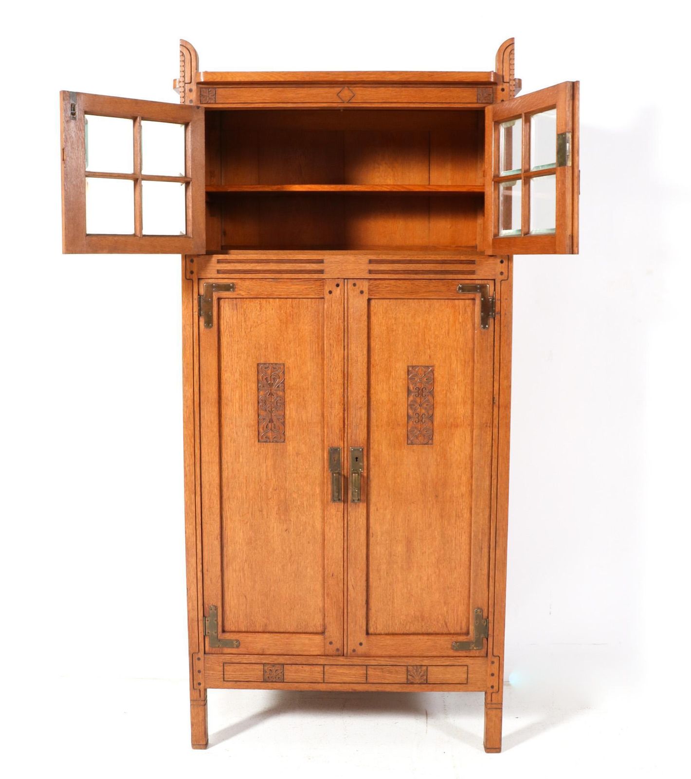 Arts & Crafts Bookcase By Willem Penaat For Fa. Haag & Zn  Amsterdam, 1897 photo for sale