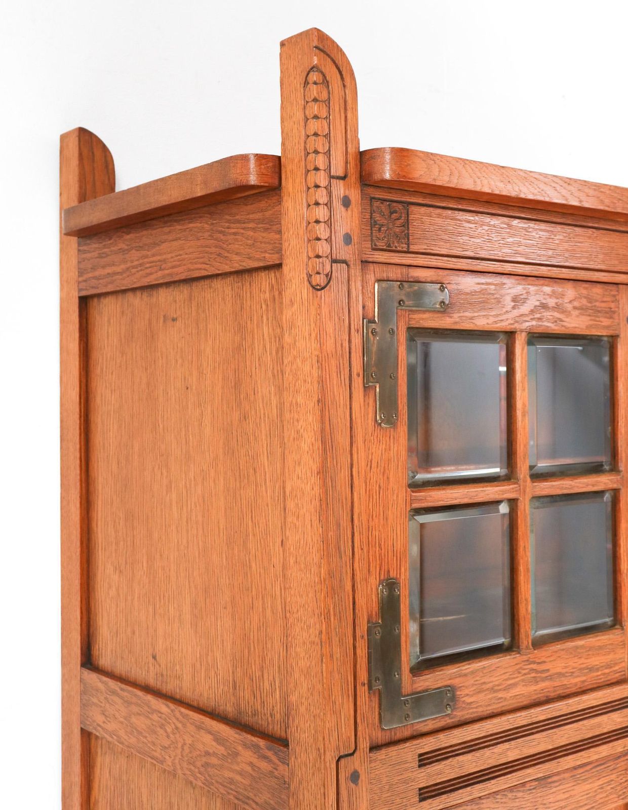 Arts & Crafts Bookcase By Willem Penaat For Fa. Haag & Zn  Amsterdam, 1897 photo vintage