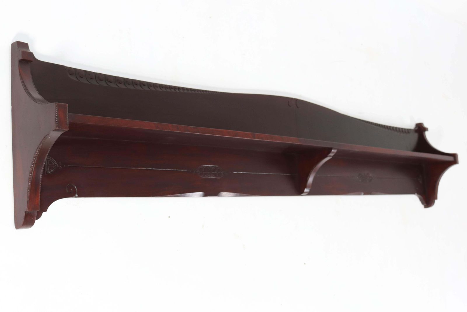 Large Mahogany Art Nouveau Arts & Crafts Bookshelf, 1900s photo furniture